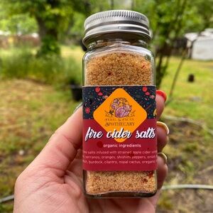 Organic fire cider seasoning salts